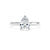 Platinum Pear Cut Laboratory Grown Diamond Engagement Ring - 2.03ct