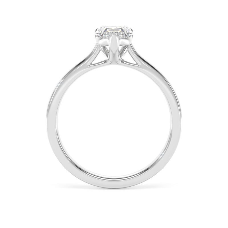 Platinum Pear Cut Laboratory Grown Diamond Engagement Ring - 2.03ct
