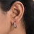 Molto Medium Hoop Earrings - Silver - 3300960