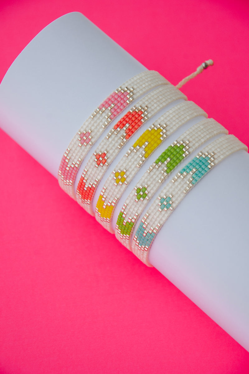 Peeky Bracelet - Pink/White - BE-XS-11313