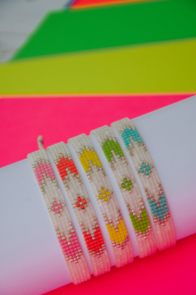 Peeky Bracelet - Green/White - BE-XS-11314