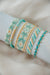 Hoopys Bracelet - Turquoise/Gold - B-BE-S-10868