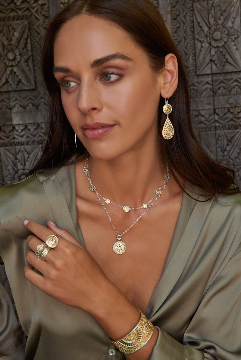 Classic Flower Dish Ring - Gold - 30RG-TWT