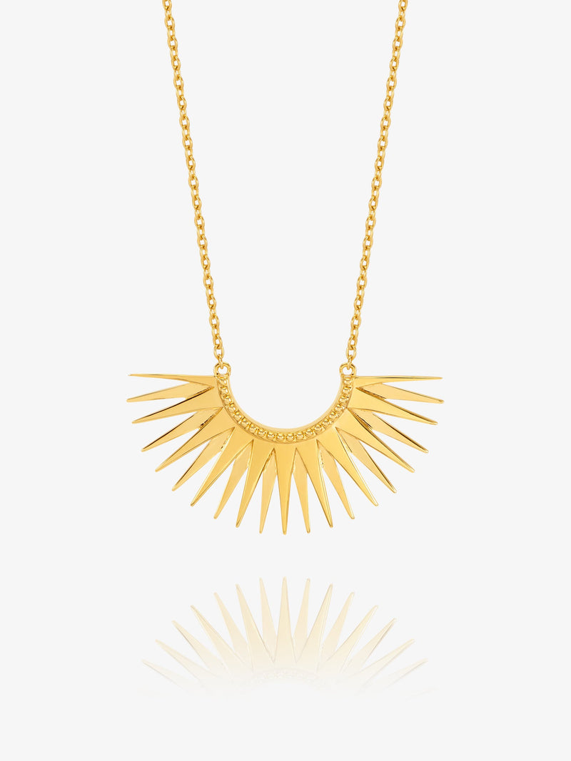 Rising Sun Necklace - Gold - DSN6GP