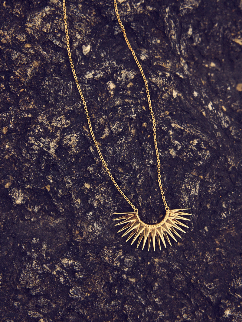 Rising Sun Necklace - Gold - DSN6GP