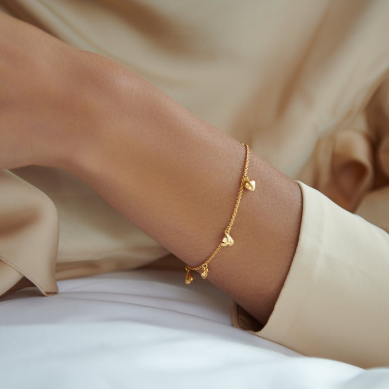 Untamed Deco Hearts Bracelet - Gold - ULB01GP
