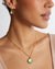 Green Quartz Drop Earrings - Gold - ER10545-GGQZ
