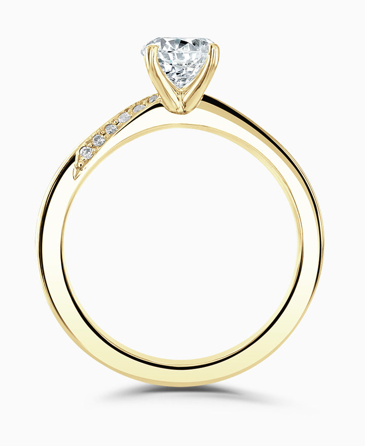 Felicity 18ct Yellow Gold Diamond Engagement Ring - 0.76ct