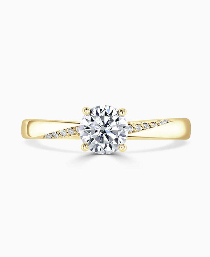 Felicity 18ct Yellow Gold Diamond Engagement Ring - 0.76ct
