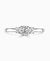 Cherry Blossom Platinum Round Brilliant Cut Three Stone Diamond Ring - 0.66ct