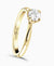 Dephne 18ct Yellow Gold Round Brilliant Cut Solitaire Diamond Ring - 0.33ct