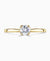 Dephne 18ct Yellow Gold Round Brilliant Cut Solitaire Diamond Ring - 0.33ct