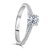Platinum Round Brilliant Cut Diamond Engagement Ring - 1.00ct