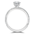 Platinum Oval Shape Laboratory Grown Diamond Engagement Ring - 1.07ct