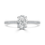 Platinum Oval Shape Laboratory Grown Diamond Engagement Ring - 1.07ct