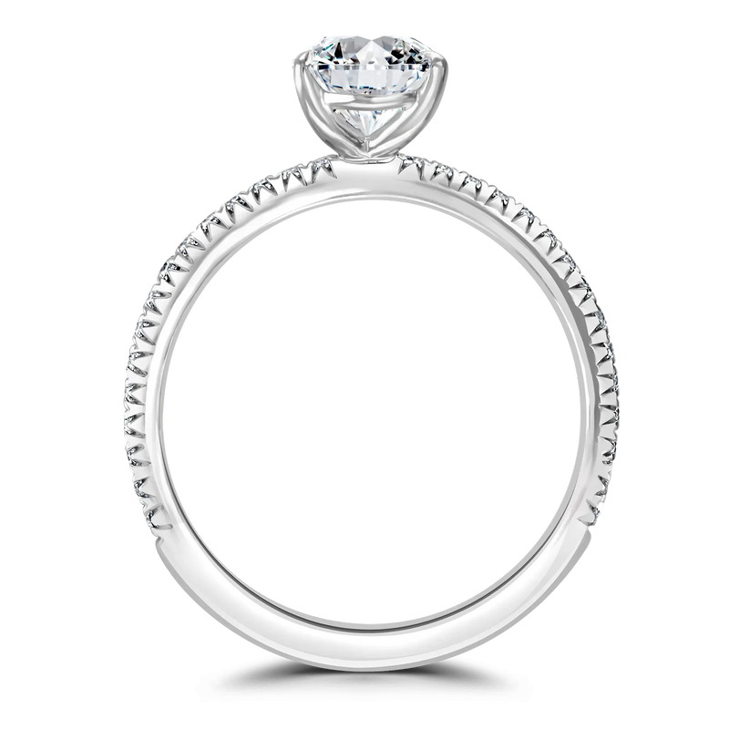 Platinum Pear Shape Laboratory Grown Diamond Engagement Ring - 2.51ct