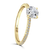 18ct Yellow Gold Round Brilliant Cut Laboratory Grown Diamond Engagement Ring - 2.08ct