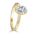 18ct Yellow Gold Oval Shape Laboratory Grown Diamond Engagement Ring - 2.04ct