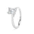 Platinum Emerald Cut Laboratory Grown Diamond Engagement Ring - 1.04ct