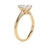 18ct Yellow Gold Emerald Cut Laboratory Grown Diamond Engagement Ring - 1.55ct