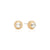 Pearl Stud Earrings - Gold - ER10305-GPL
