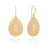 Medium Scalloped Drop Earrings - Gold - ER10528-GPL