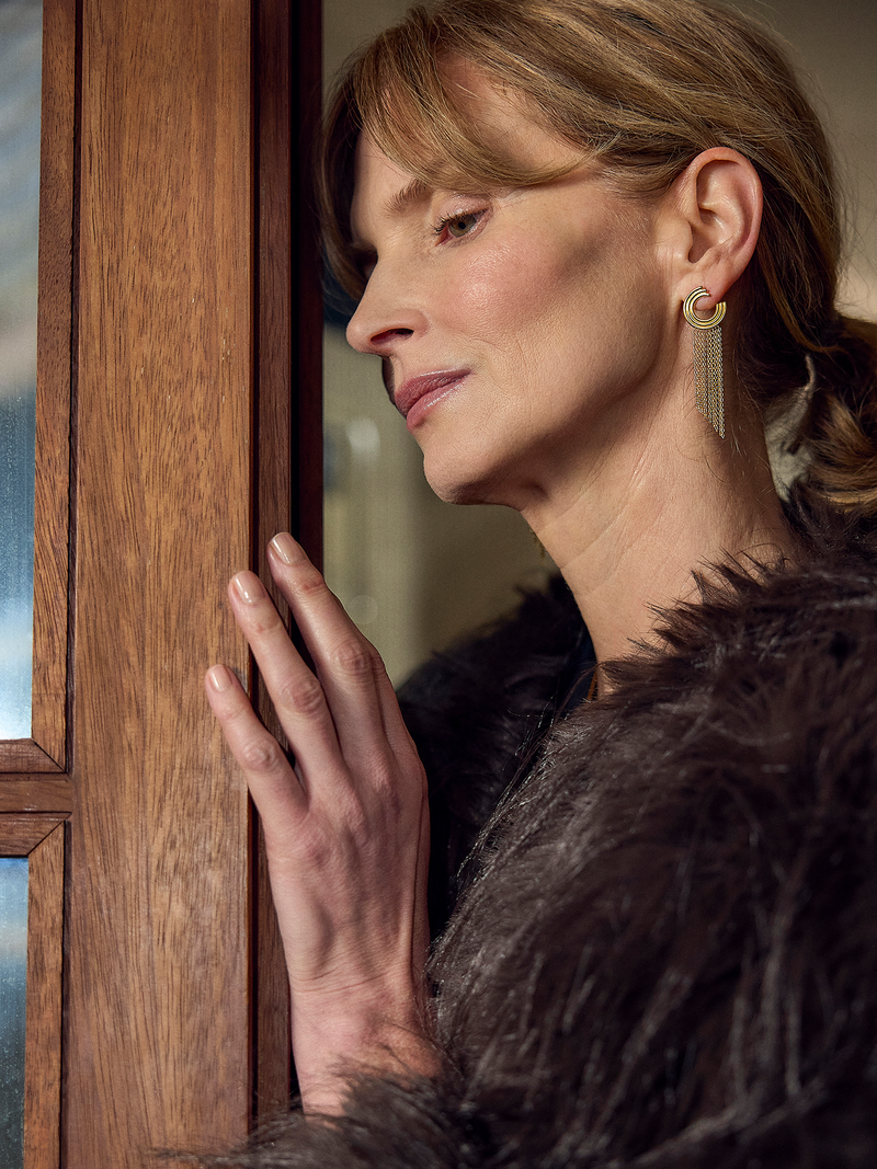 Evolve Chandelier Drop Earrings - Gold - PME14GP