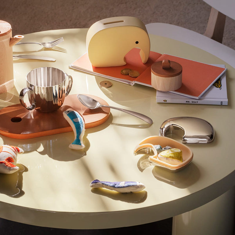 Elephant Keepsake Box, Stainless Steel/Yellow - 10019781