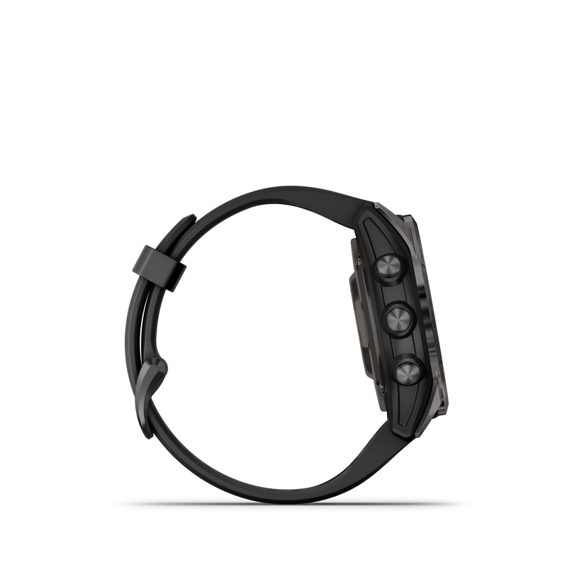 Epix Pro (Gen 2), Sapphire Edition, 42mm - Carbon Grey DLC Titanium with Black Band - 010-02802-15