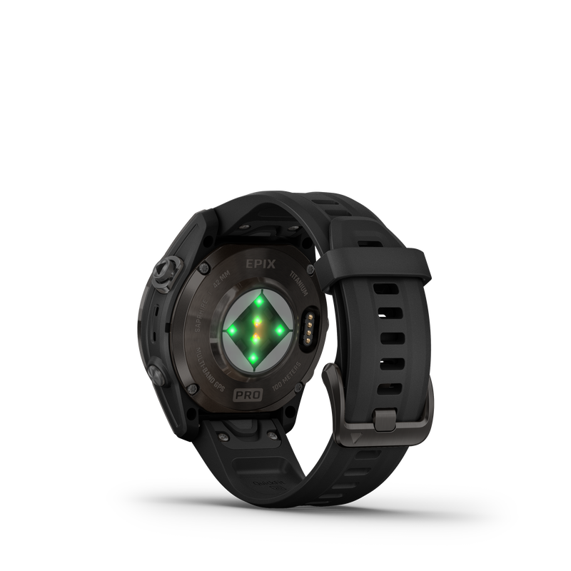 Epix Pro (Gen 2), Sapphire Edition, 42mm - Carbon Grey DLC Titanium with Black Band - 010-02802-15
