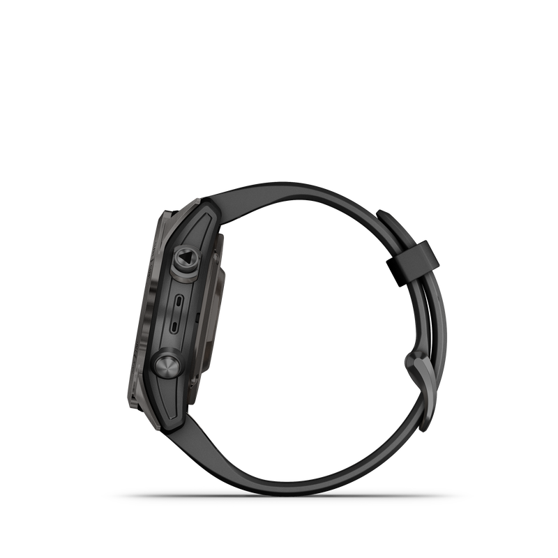 Epix Pro (Gen 2), Sapphire Edition, 42mm - Carbon Grey DLC Titanium with Black Band - 010-02802-15