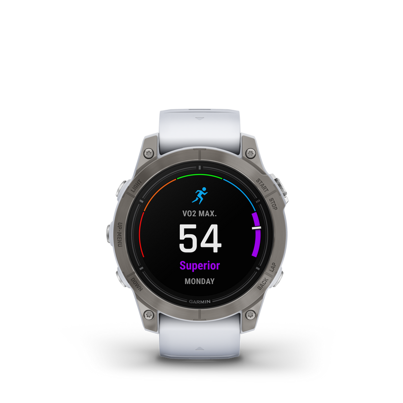 Epix Pro (Gen 2), 47mm, Sapphire Edition - Titanium with Whitestone Band - 010-02803-21