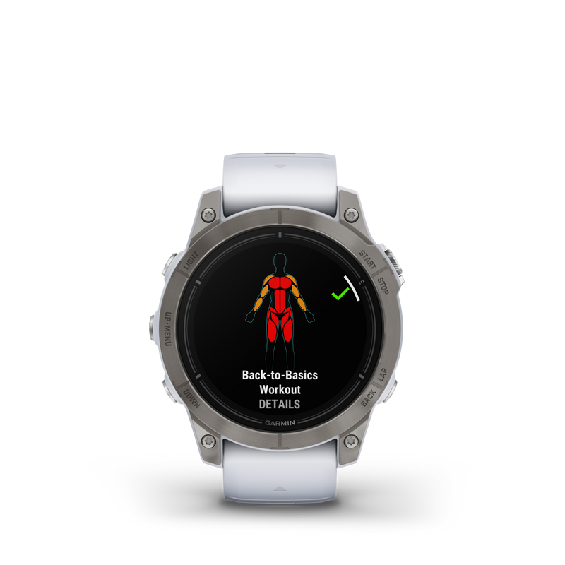 Epix Pro (Gen 2), 47mm, Sapphire Edition - Titanium with Whitestone Band - 010-02803-21