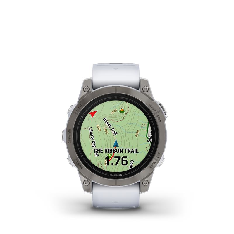 Epix Pro (Gen 2), 47mm, Sapphire Edition - Titanium with Whitestone Band - 010-02803-21