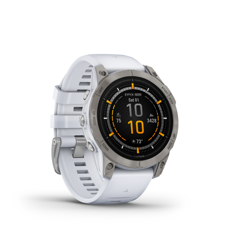 Epix Pro (Gen 2), 47mm, Sapphire Edition - Titanium with Whitestone Band - 010-02803-21