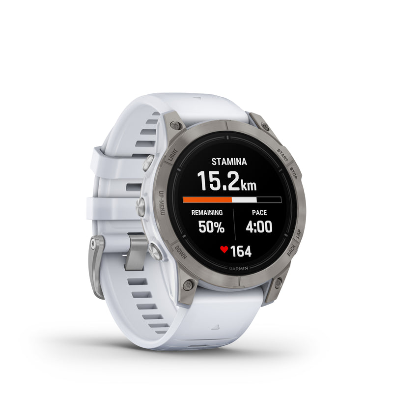 Epix Pro (Gen 2), 47mm, Sapphire Edition - Titanium with Whitestone Band - 010-02803-21