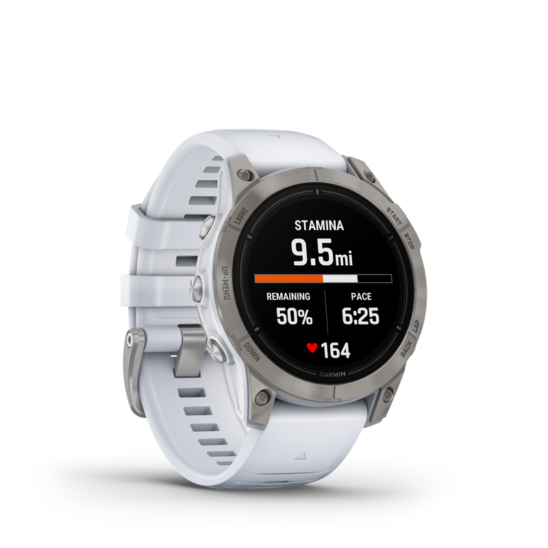 Epix Pro (Gen 2), 47mm, Sapphire Edition - Titanium with Whitestone Band - 010-02803-21