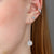 Evil Eye Stud Earrings - Silver - SPS-224