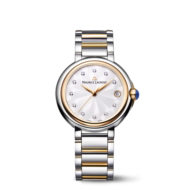 Fiaba Date Ladies Watch, 32mm - Two-Tone Stainless Steel - FA1004-PVP13-150-1