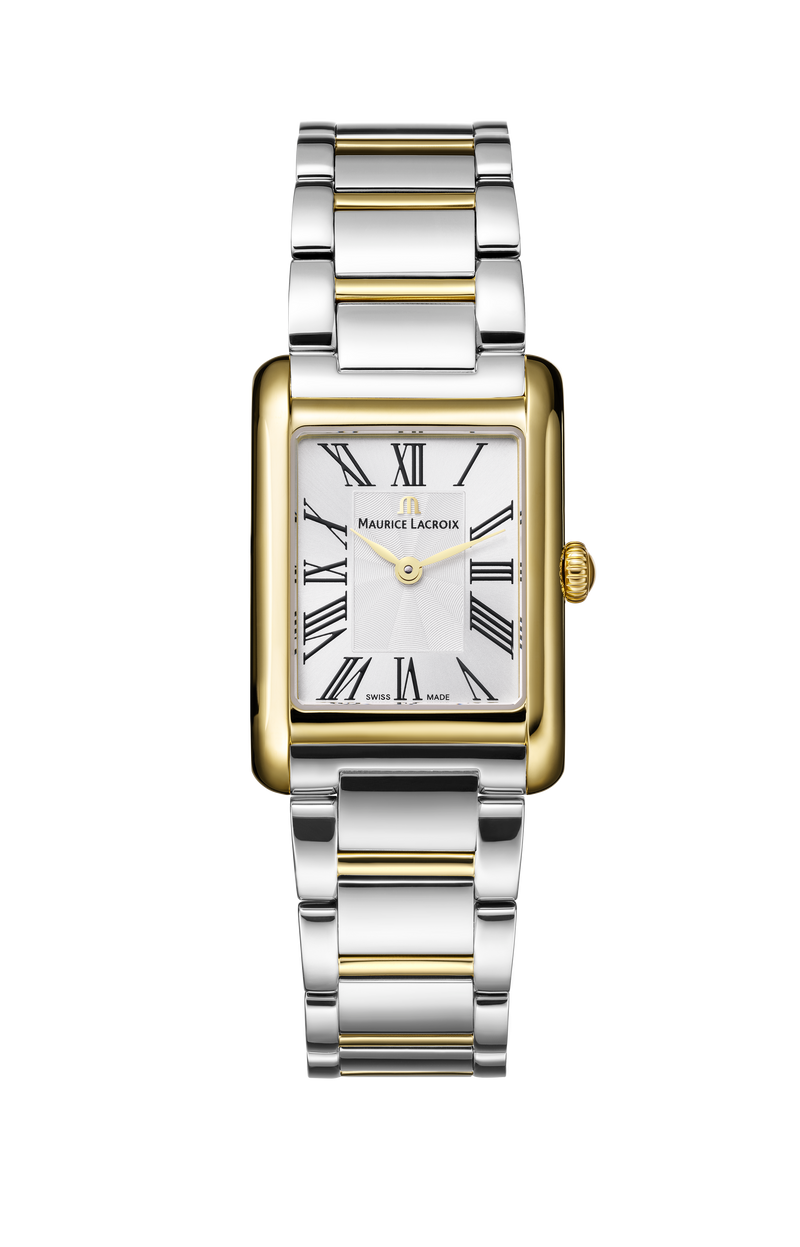FIABA Square Two Tone Ladies Watch - Stainless Steel/Gold - FA1205-PVY02-110-A