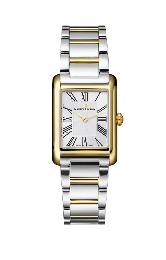 FIABA Square Two Tone Ladies Watch - Stainless Steel/Gold - FA1205-PVY02-110-A