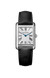 FIABA Square Ladies Watch - Stainless Steel/Black Leather- FA1205-SS001-110-2