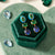 Frida Statement Sapphire/Emerald Drop Earrings - Gold - AS22TRE15