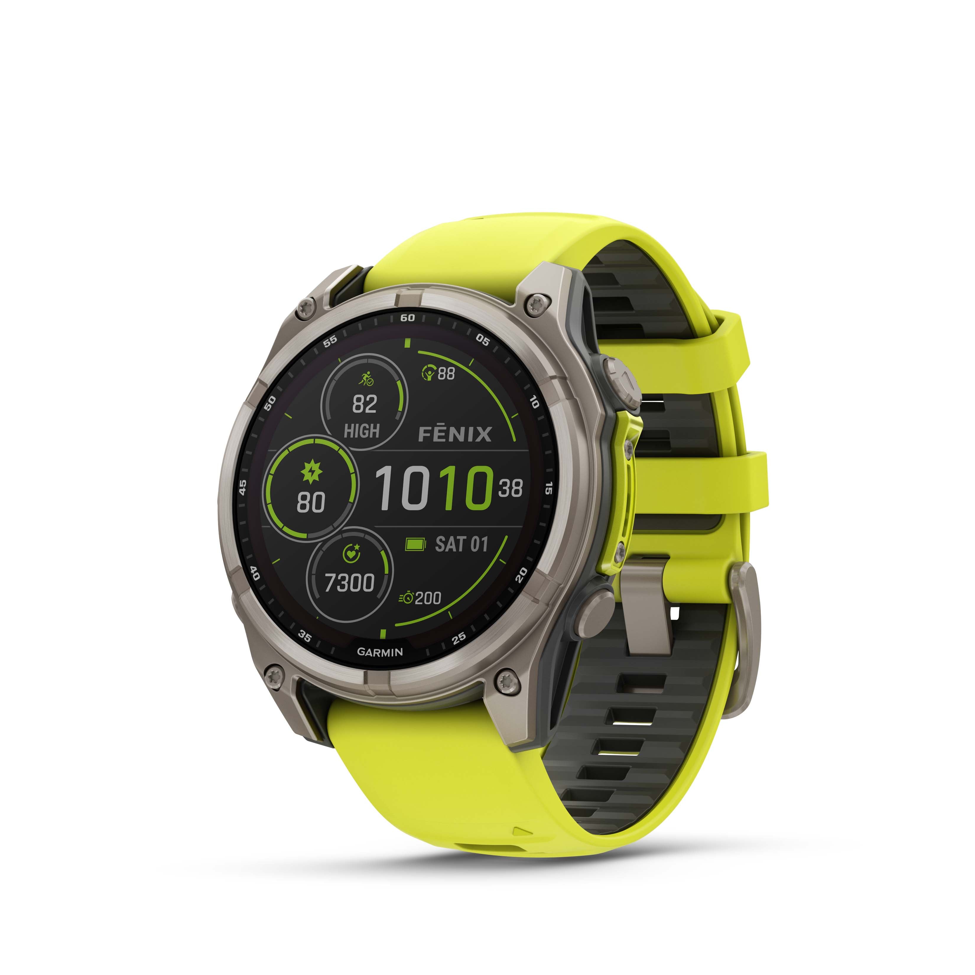 Fenix 8 Smartwatch, 47mm - Solar, Sapphire, Titanium with Amp