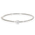 Colour Wave Bangle, Small - Silver - 149837/010