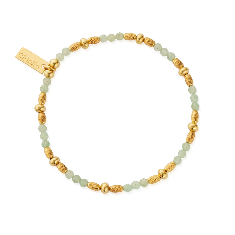 Sparkle Aventurine Bracelet - Gold - GBABCS