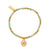 Flower Mandala Aventurine Bracelet - Gold - GBAFR3405