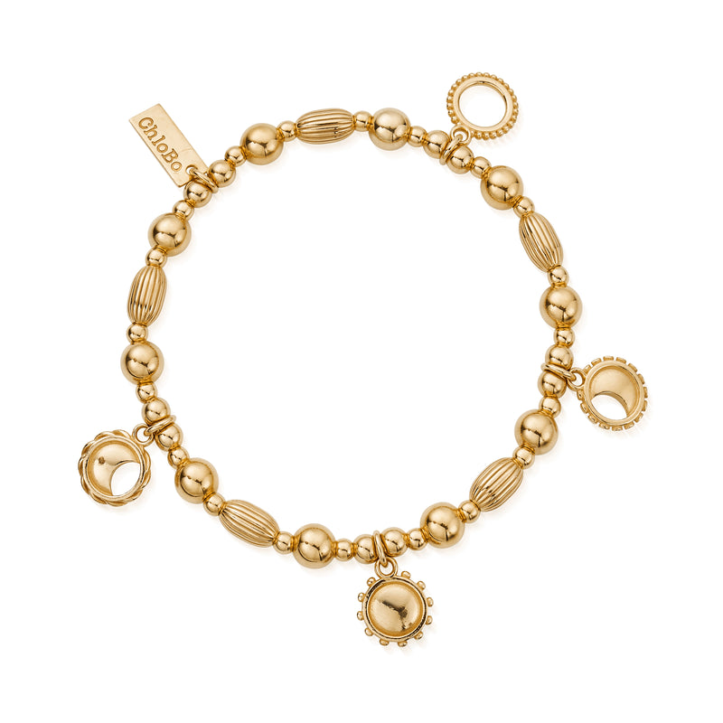 Phases Of The Goddess Bracelet - Gold - GBMUL4M