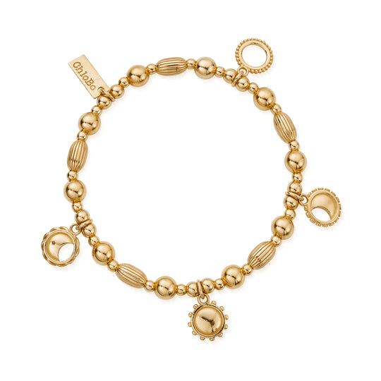 Phases Of The Goddess Bracelet - Gold - GBMUL4M
