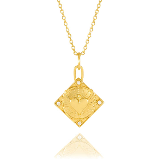 Token Of Love Necklace - Gold - GDN9GP